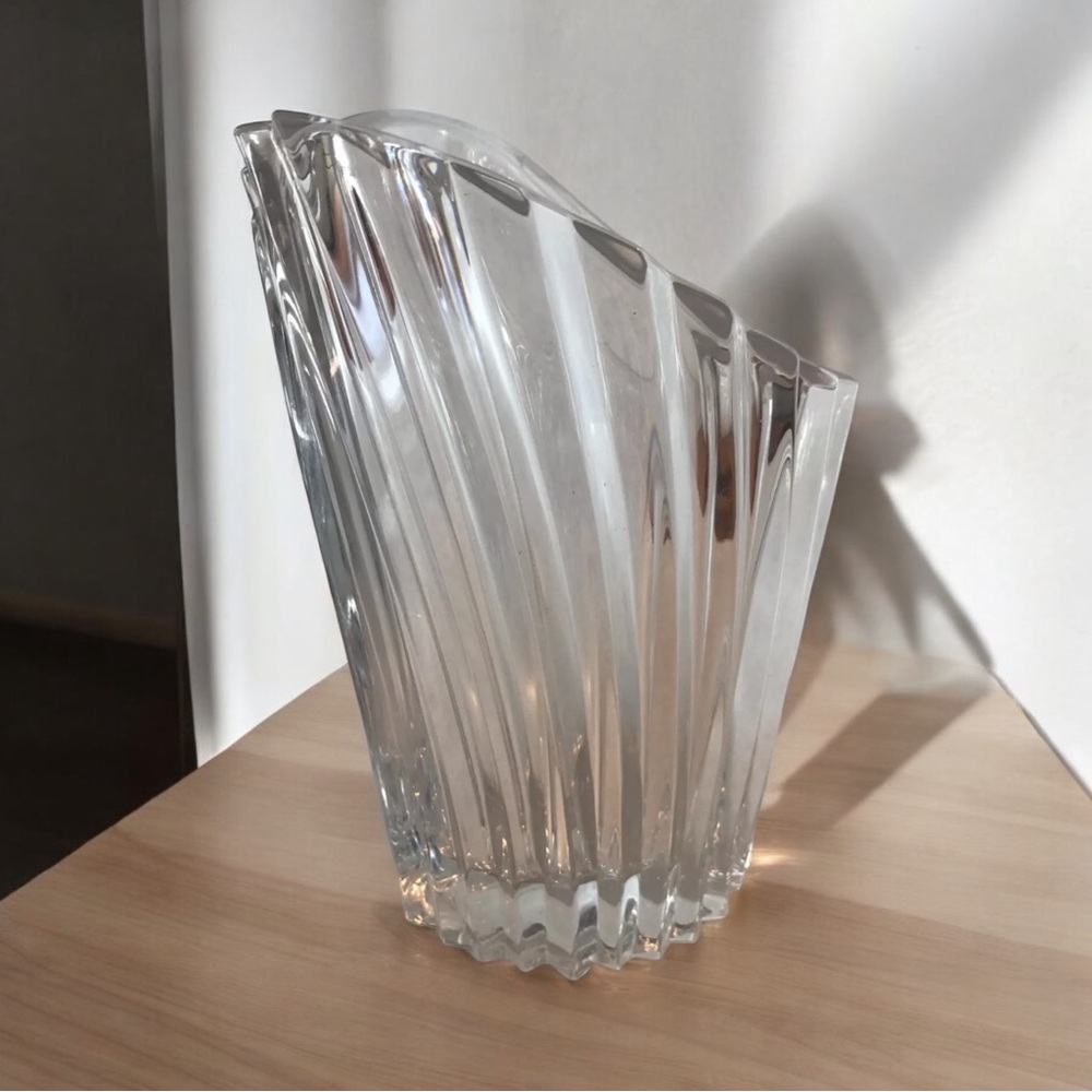 Gorham crystal “Esprit” heart shaped vase - Picture 1 of 3